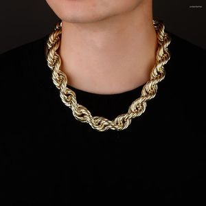 Chaînes 20 MM 30 pouces corde chaîne collier gros gros Hip Hop mode Punk bijoux pour hommes Halloween bijoux fête cadeau