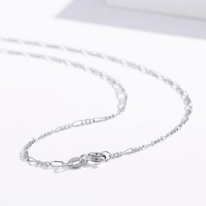 Kettingen 35-80 cm 1,4 mm dun 925 Sterling Silver Figaro ketting ketting vrouwen meisje jongen kinderen Italië sieraden kolye kraag sieraden colierchains