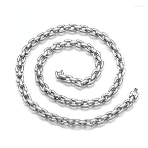 Chaînes 54cm Longueur Simple Chaîne Collier Pour Hommes En Acier Inoxydable Fête Bijoux Cadeaux