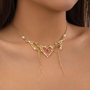 Kettingen AETEEY Kwastje Type Persoonlijkheid Strass Liefde Ketting voor dames