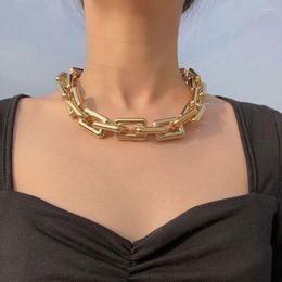 Chaînes Alliage CCB Collier Court Punk Choker Chaîne Haute qualité Pour Femme