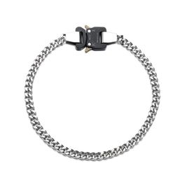 Chaînes ALYX CUBIX CHAÎNE COLLIER Hommes Femmes Classique 1017 9SM Colliers Signature Boucle En Métal En Acier Inoxydable Colorfast26253973045