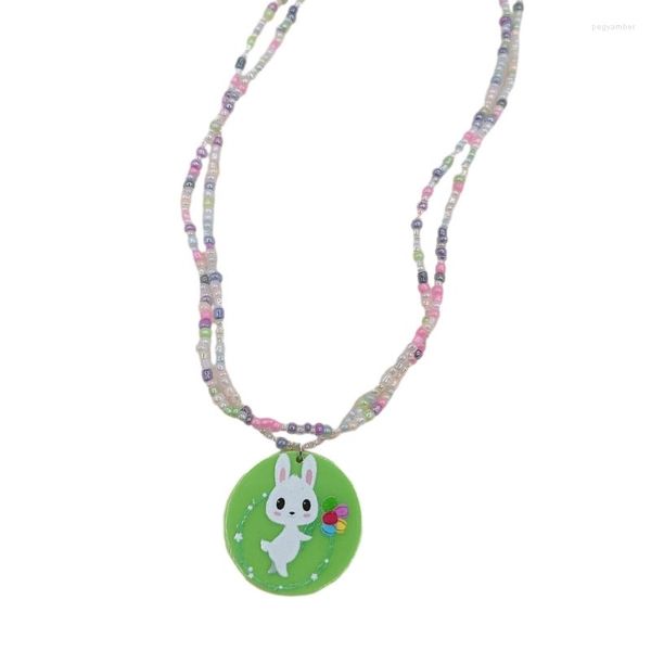 Cadenas Animal Flor Collar Hawaii Playa Joyería Adecuado Para Damas Chica 57BD