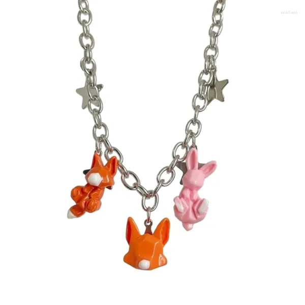 Chaînes Animal Star Collier Punk Grossière Chaîne Party Club Danse Bijoux Cadeau N2UE