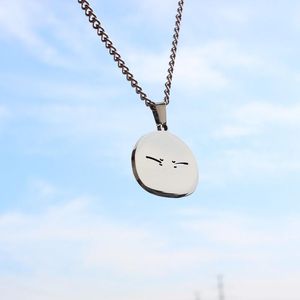 Chaînes Collier Anime pour les femmes cette fois-là, je me suis réincarné comme un slime colliers homme tendance cou couleur argent amoureux de la mode fête cadeau chaîne