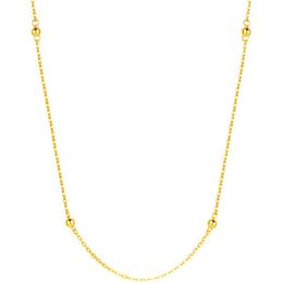 Chaînes Arrivée Collier en or jaune 24 carats 999 O Link Chain pour femme