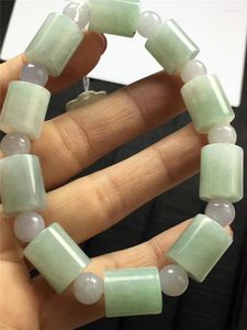 Chains Authentic Jade Old Pit A Cargo Road Pass Transfer Beads Bracelet Pure Natural Drum Men Eb2990