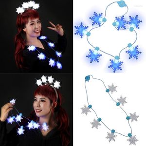 Chaînes Collier de vacances à piles LED illumine la fête de Noël