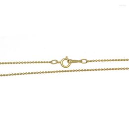 Chaînes Beadsnice Collier de chaîne de perles Collier rempli d'or Boule finie Dainty Femmes Bijoux 401051