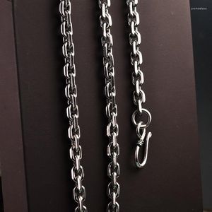 Ketens bocai real pure s925 zilveren sieraden trendy mannen en vrouwen ketting retro persoonlijkheid cross chain mode trui