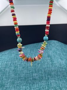 Chaînes collier de perles de Style bohème pour hommes et femmes couleur de coquille de noix de coco naturelle surf bijoux tribaux