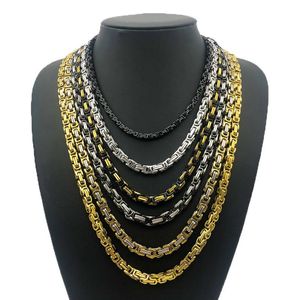 Kettingen Kettingen Ketting Heren Roestvrij Staal Lange Koningsketting Hiphop Verklaring Rock Sieraden Geschenken Voor Mannelijke Accessoires Sieraden Ketting Otpuj