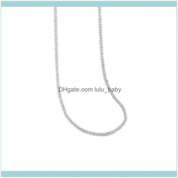 Cadenas Cadenas colgantes de joyería de joyería Sterling Sier 925 Regalo para mujeres diseñador de oro Collar geométrico coliflor joya