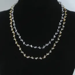 Cadenas Collar de gargantilla de la cadena de tenis Classic Women's Lágrimas con diseño geométrico