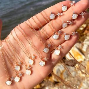 Ketens Conch zeeschelp ketting dames zomer strand shell choker bohemian touw cowrie kralen kettingen handgemaakte kraag