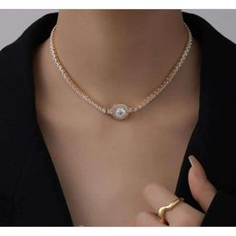 Ketens koper vergulde zirkoon simple één stuk trending producten ketting voor vrouwen mode-sieraden