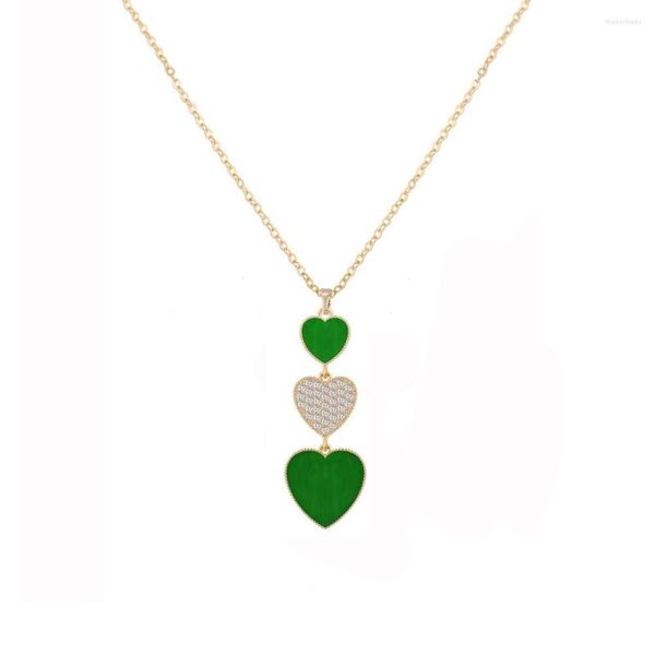 Chaînes Cristal Amour Coeur Pendentif Chaîne Collier Pour Petite Amie Femme Maman Anniversaire Anniversaire Noël Fête Des Mères Saint Valentin Cadeau