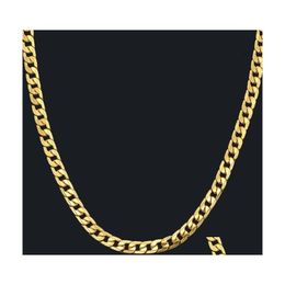 Ketens Cubaanse linkketting ketting sier/goud voor mannen sieraden corrente de prata mascina miami heren drop levering kettingen hangers dhjop