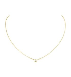 Chains Designer Jewelry Gold Silver Cubic Zirconia Diamants Legers Love Love Collier pour les femmes Girls Collier Bijoux Femme4865563