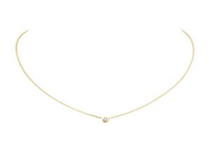 Chains Designer Jewelry Gold Silver Cubic Zirconia Diamants Legers Love Love Collier pour les femmes Girls Collier Bijoux Femme3770121