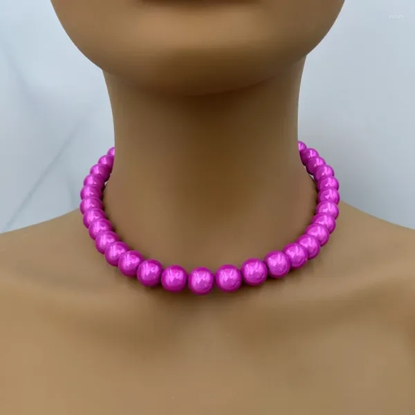 Cadenas Dream Beads 3D láser DIY Collar de lujo Pearl