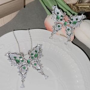 Kettingen Elegante overdreven luxe Europese Amerikaanse stijl Zirkonia Vlinder Damesketting Bal Feestmuziek Festival Sieraden