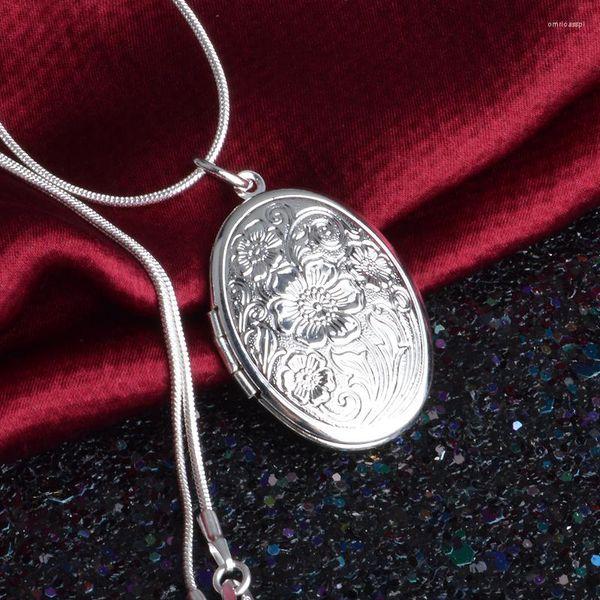 Chaînes Angleterre Rétro Collier Rond Ouvert Médaillon Pendentif Colliers Po Femmes Collier Bijoux En Gros