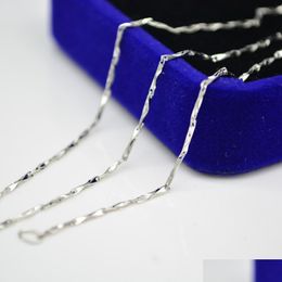 Chains Factory Direct Sales S925 Sier Dollar Treasure Chain Fashion Pure Necklace Koreaanse sieraden Groothandel Chai Dh8qg