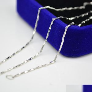 Chaînes Usine Vente Directe S925 Sier Dollar Treasure Chain Fashion Pure Collier Coréen Bijoux En Gros Chai Dh8Qg