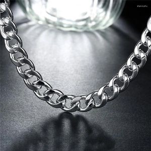 Chaînes de la mode Brand 925 Collier en argent sterling personnalité de bijoux classiques 2 à 6 mm Domineurs des cadeaux de Noël pour hommes