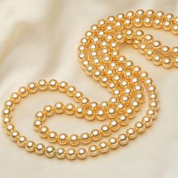 Chains Fashion Classic Multiples façons de porter un collier de perle de la chaîne de 120 cm de haute qualité longtemps pour les femmes