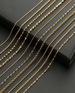 Ketens mode koper vergulde gouden ketting ketting voor mannen vrouwen multi-style twistbox kralen mannelijke sieraden cadeauchains8157116