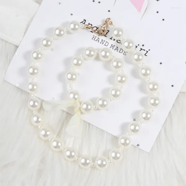 Chains Fashion Kids Romantic Pearl Jewelry Ensemble pour les enfants Bracelet Bracelet Bracelet Bracelet de la petite fille de petite fille