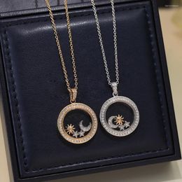 Ketens mode luxe zonnegraamster transparante glazen ketting dames voortreffelijke prom bruiloft accessoires zirkoon glanzende kerst