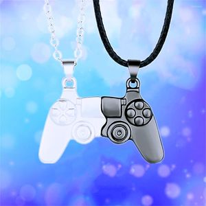 Chains Fashion PS4 Game Console Necklace Magnetic Controller Couple NecklaceValentine's Day Gift Friendship Jewelry 2pcs/Set