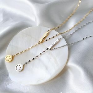 Chaînes Mode Romantique Doux Minuscule Chian Sourire Collier Pour Femmes Petite Amie Simple Creux Coeur Mariée À La Mode D'été Bijoux GiftChains