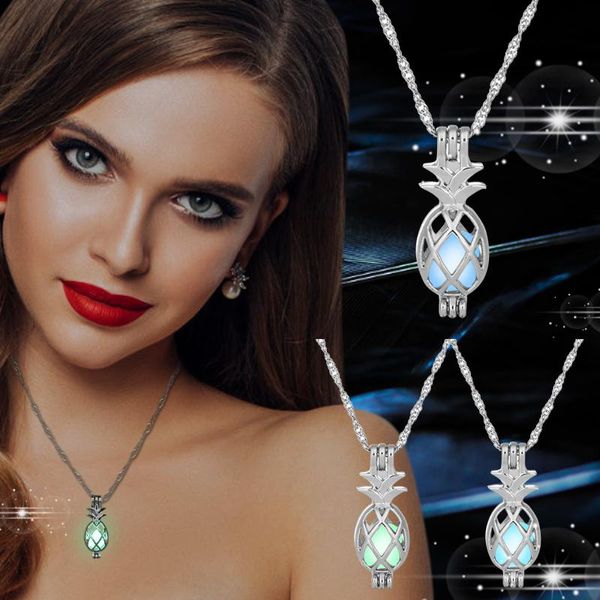 Chaînes brillent dans le collier de médaillon sombre pour les femmes pistolet crâne coeur sirènes croix tortue perles brillantes cage pendentif bijoux de modechaînes