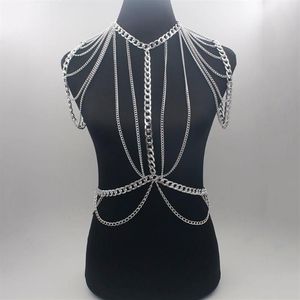 Kettingen Goud Sexy Lichaam Sieraden Vrouwen Kettingen Hangers Kwastje Legering Punk Lange Ketting 2021 Designer Vrouwelijke Mode BY206268N