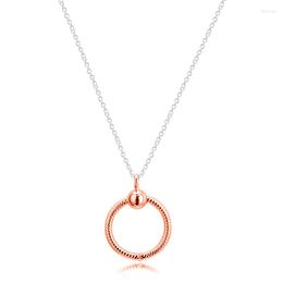 Ketens gpy rose momenten medium o kettingen ketting sterling zilver 925 sieraden vrouwen collare mujer naszyjnik colar joyas de plata