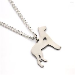 Chaînes Great Dane Dog Collier Charme Coeur Mignon Pet I Love Dogs Pendentif Bracelet Porte-clés Marque-page