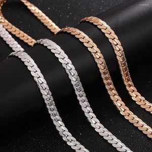 Chaînes Hip Hop Punk 3mm En Acier Inoxydable Swag Twist Corde Chaîne Collier Pour Femmes Hommes Or Couleur Bijoux De Mode Accessoires