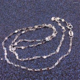 Chaînes bijoux accessoires Bodychain colliers esthétiques 999 collier Initial en argent Sterling pour les femmes sur le choix du cou