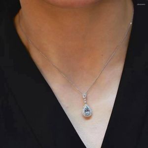 Ketens sieraden dames ketting sapphire originele mode jubileum meisjes verjaardagscadeau charme kralen svcxl 001- 033