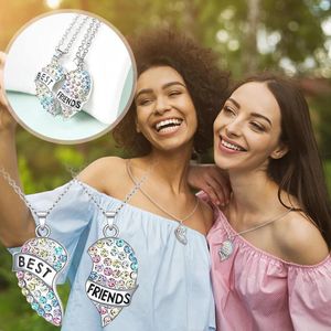 Chaînes Bijoux Femmes Amis Enfants Collier Bonne Amitié Creative Demi Coeur Accessoire