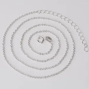 Kettingen JustNeo Solid 925 Sterling Zilver Ovale Kabel Ketting Met Rhodium Plaat Lente Sluiting Fijne Sieraden JN029