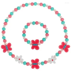 Ketens kinderen armband peuter sieraden set dierenvorm mooie cartoon kleurrijke jwerigheid voor meisjes