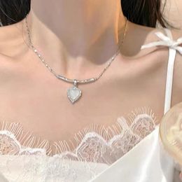 Ketens kpop vintage goth Harajuku fee -esthetische perzik hart hanger choker ketting ketting voor vrouwen egirl grunge kraag y2k sieraden