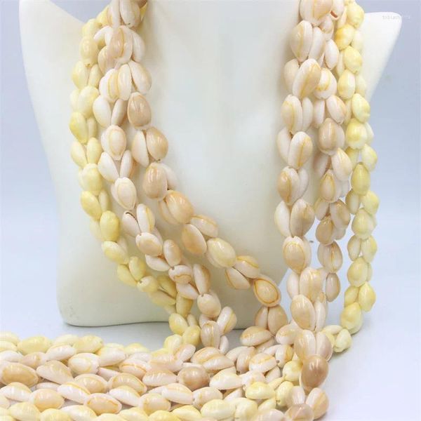 Chaînes Lefei Bijoux Tendance Exagérée Naturel Coquille D'escargot De Mer Collier Long Pull Pour Femmes DIY Fête Cadeau Charme Accessoires