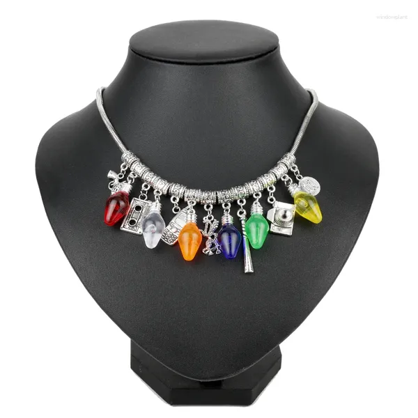 Chaînes Ampoule STRANGER Mode Pendentif Collier et jolis petits menteurs Charme Bijoux pour femmes Fille Cadeau-30