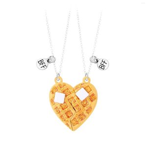 Kettingen Magneet Vriend Ketting Eenvoudige Steen Set Poeder Liefde Teen Mode Kettingen Voor Vrouwen